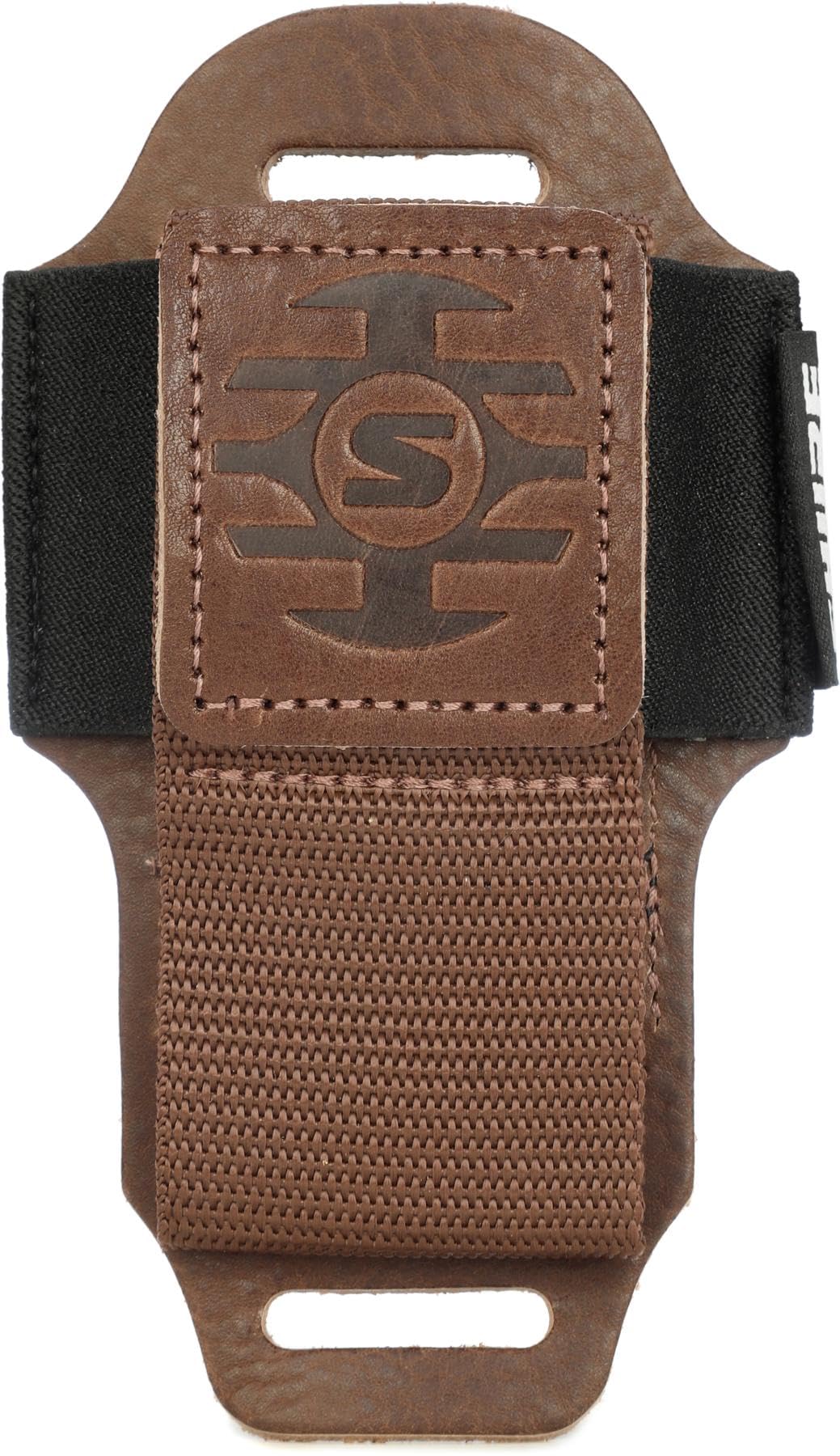 Shure by Gator Wireless Series ; Étui pour émetteur de poche sans fil Shure Premium en cuir marron ; (SH-BODYPACK-PBN-L)