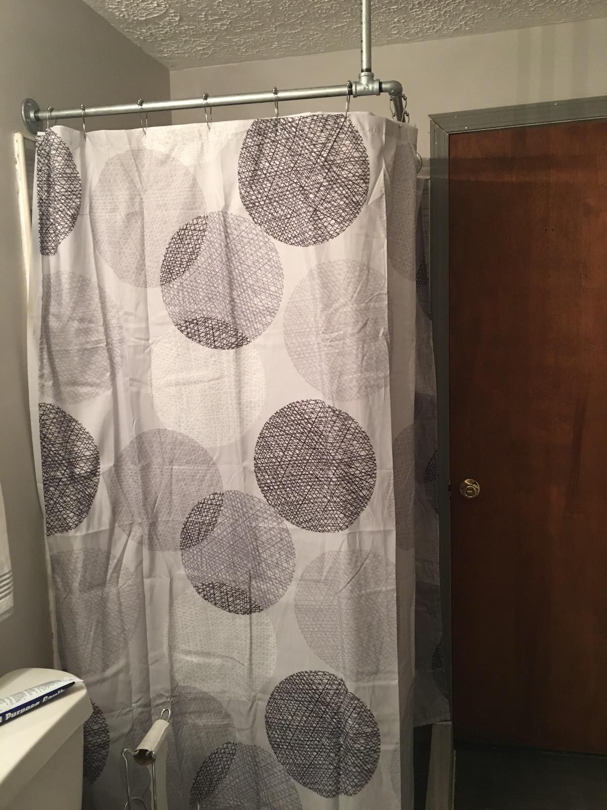 Madison Park Knowles Modern Clean Print Fabric Shower
