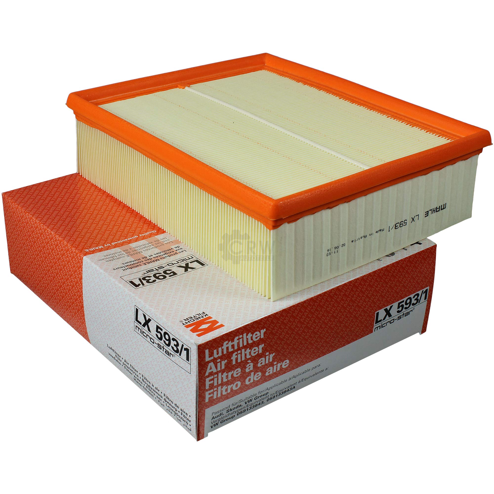 Paquete de inspección Kit de mantenimiento con filtro de aceite OX 164D, filtro de aire LX 593/1, filtro de combustible KL 154, filtro de habitáculo LA 93, tornillo de cierre