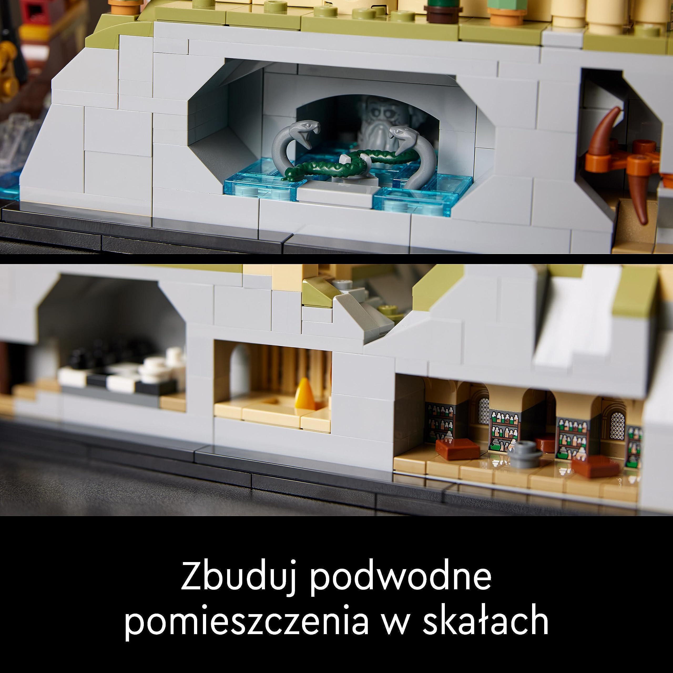 LEGO Harry Potter Zamek Hogwart i błonia 76419 | Model zamku, zestaw kolekcjonerski, prezent dla fana Harry’ego Pottera 18+, zestaw klocków konstrukcyjnych, 2660 elementów
