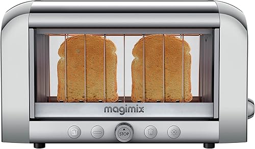 Magimix Toaster Vision - Tostadora cromada (1450 W)