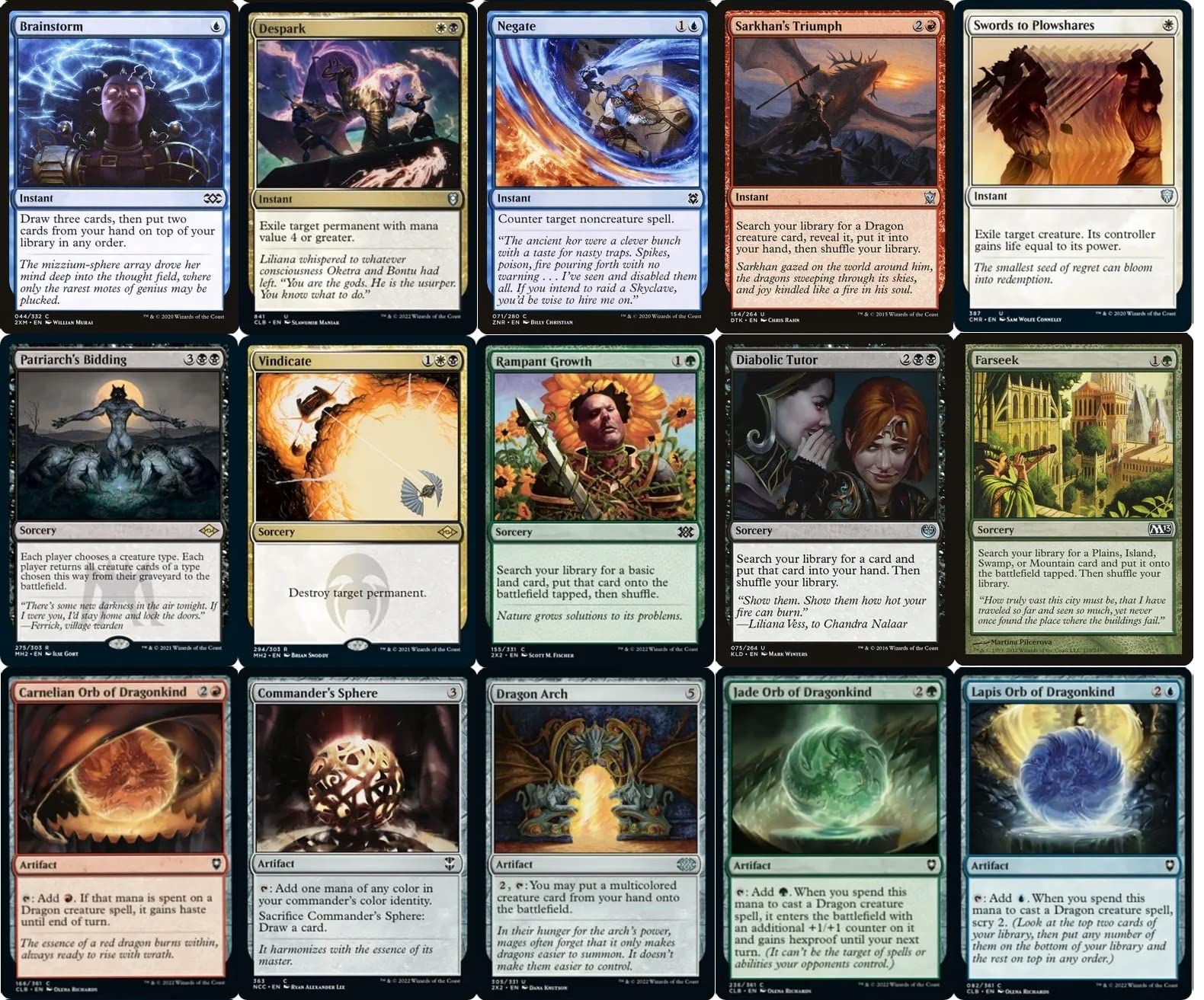 Amazon.com: Dragon EDH Deck - Custom Built - Elite - MTG - Commander