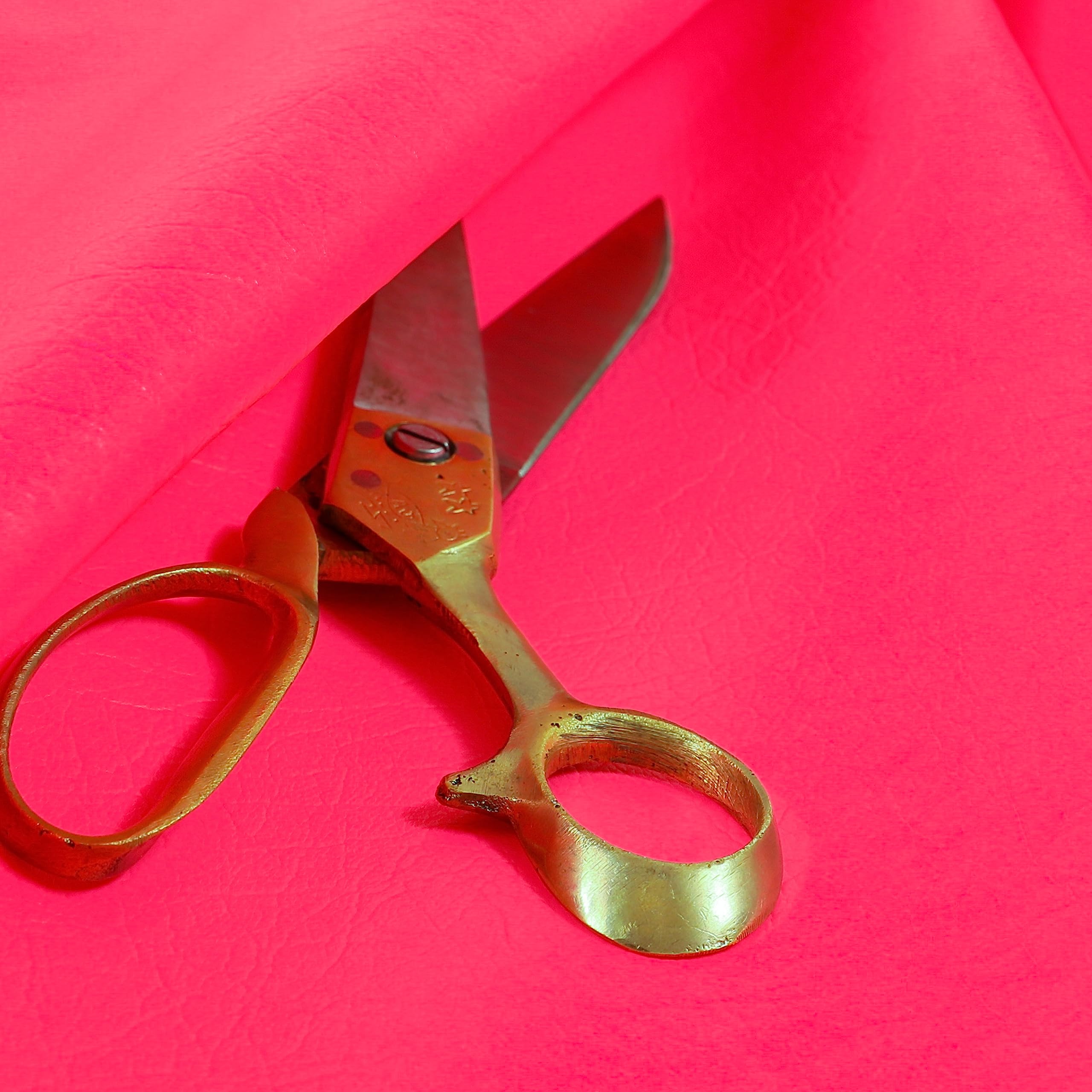 Redbrick Mill Fabrics Flame Retardant Soft Grain Effect Bright Pink Faux Leather Upholstery Fabric Seating & Furniture (Per Metre)