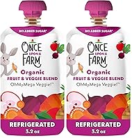 Vista 12 de Once Upon a Farm, OhMyMega Veggie Orgánico, 3.2 onzas