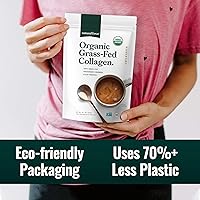 Vista 8 de Natural Force - Polvo de péptidos de colágeno orgánico limpio - Certificado orgánico USDA y sin OMG, Certificado Keto y Paleo - Polvo de proteína