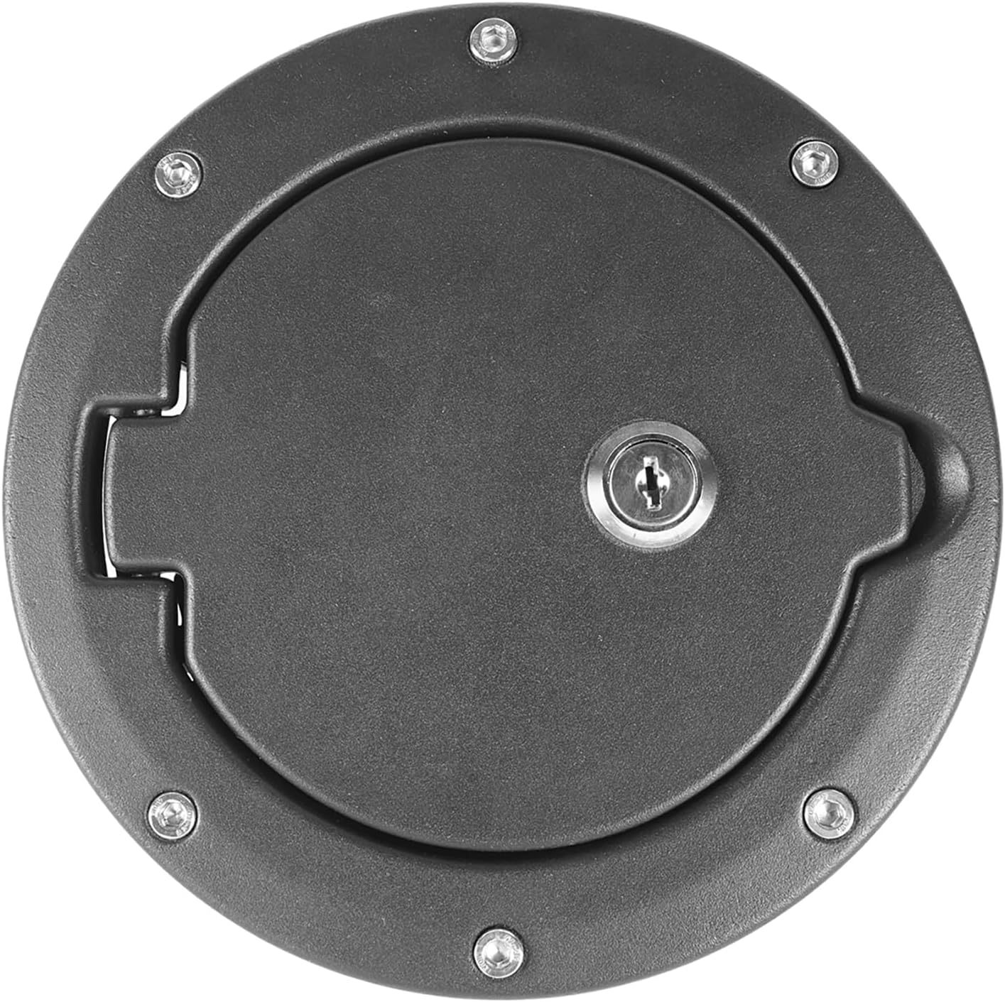 Hooke Road Wrangler TJ Locking Gas Cap Cover Fuel Door Filler Tank for 1997-2006 Jeep Wrangler TJ