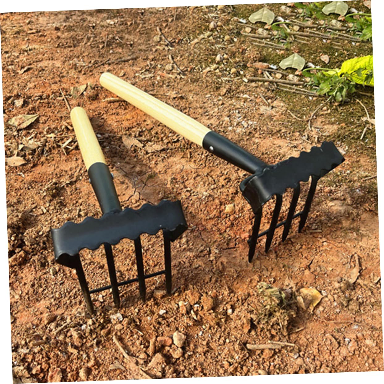 Herramientas De Jardinería De Rastrillo y Azada Rastrillo para Césped para Esparcir Tierra para Limpieza Jardinería