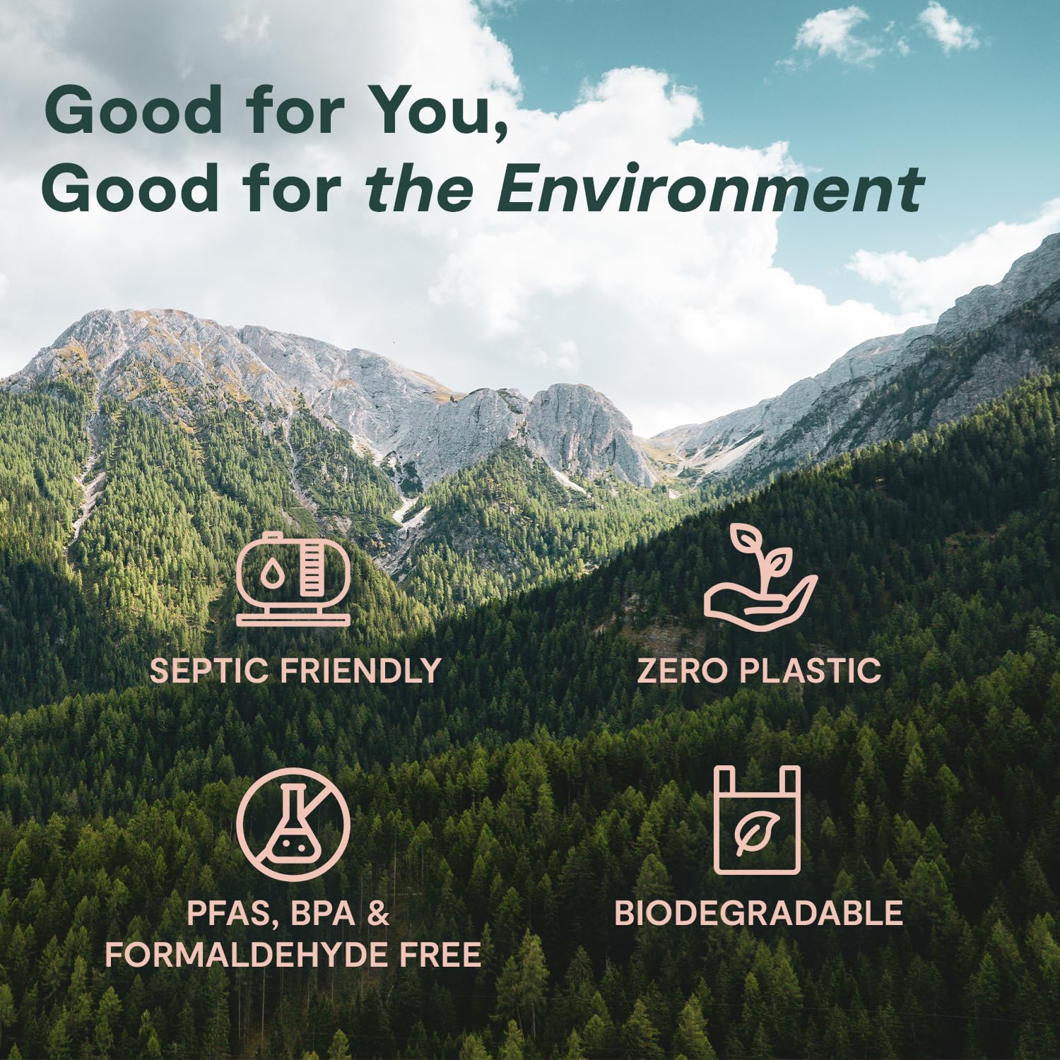 ecoHiny Carta igienica in bambù di alta qualità e morbida, priva di PFAS, 12 rotoli mega, 3 strati e 350 fogli, atossica, certificata FSC, sicura per i settici, senza BPA, senza alberi, confezione