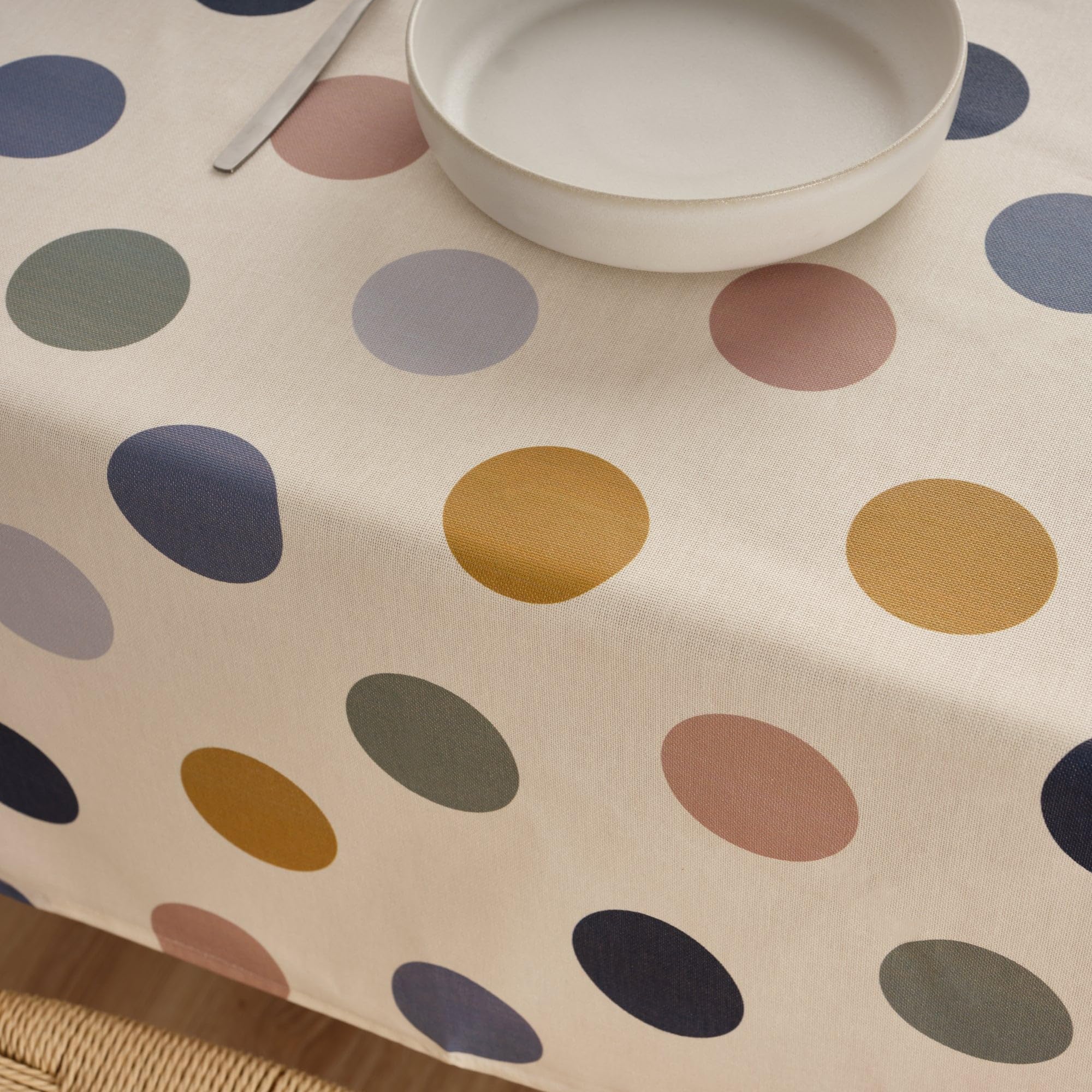 BELUM | Tovaglia XL 250x140 cm Antimacchia 100% cotone resinato, Tovaglia NO Hule, Tovaglia Tatto Cotone, Tovaglia Impermeabile, Tovaglia Antimacchia Repellente Liquido