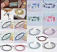 Vista 7 de KONMAY 1 rollo de cuerda de nailon para hacer pulseras de 150 yardas, trenzado de nailon Shamballa Macramé/cordón de cuentas de 0.4mm, cordón