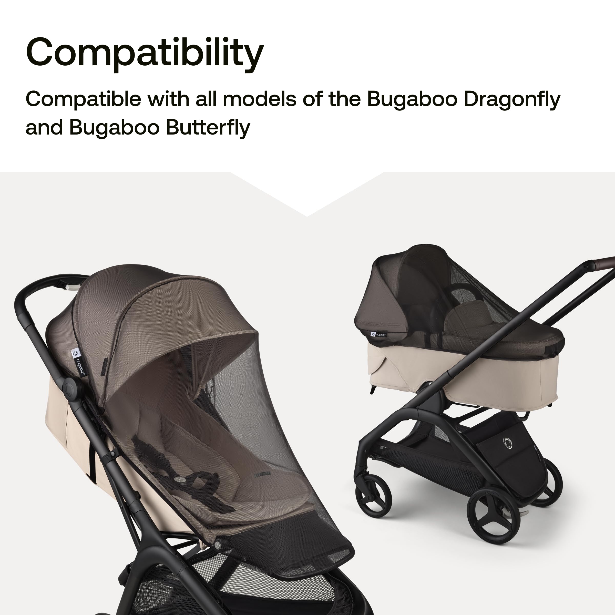 Bugaboo Moustiquaire pour Poussette Butterfly et Dragonfly