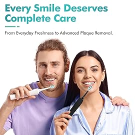 Replacement Toothbrush Heads for Philips Sonicare Electric Toothbrush Black, 2-in-1 Tongue Cleaner, 8 Pack, Mint Green, Suitable for Philips Sonicare Heads, C2, C1, C3, W1, W2, W3, G1, G2, G3