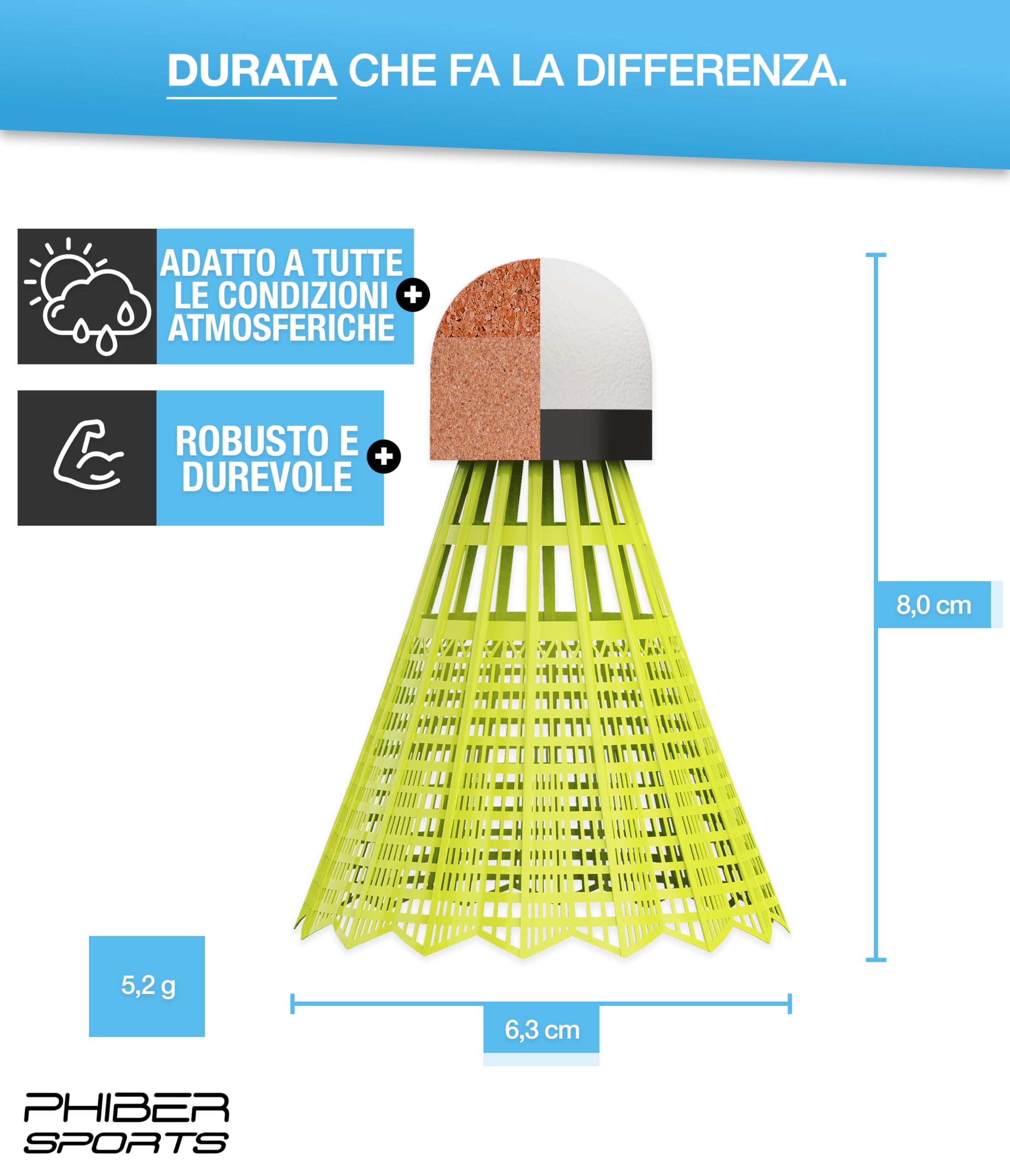 dzqad 3pezzi Volani da Badminton - Volani in Piuma D' | Volani in Piuma Resistente con Palla da Badminton Bianca | Attrezzature per Allenamento da Badminton Altamente Stabili per Interni Ed Esterni