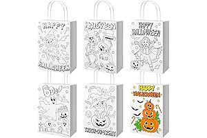 Zhanmai 24 PCS Happy Halloween Coloring Bags: Unleash Creativity for Halloween Festivities