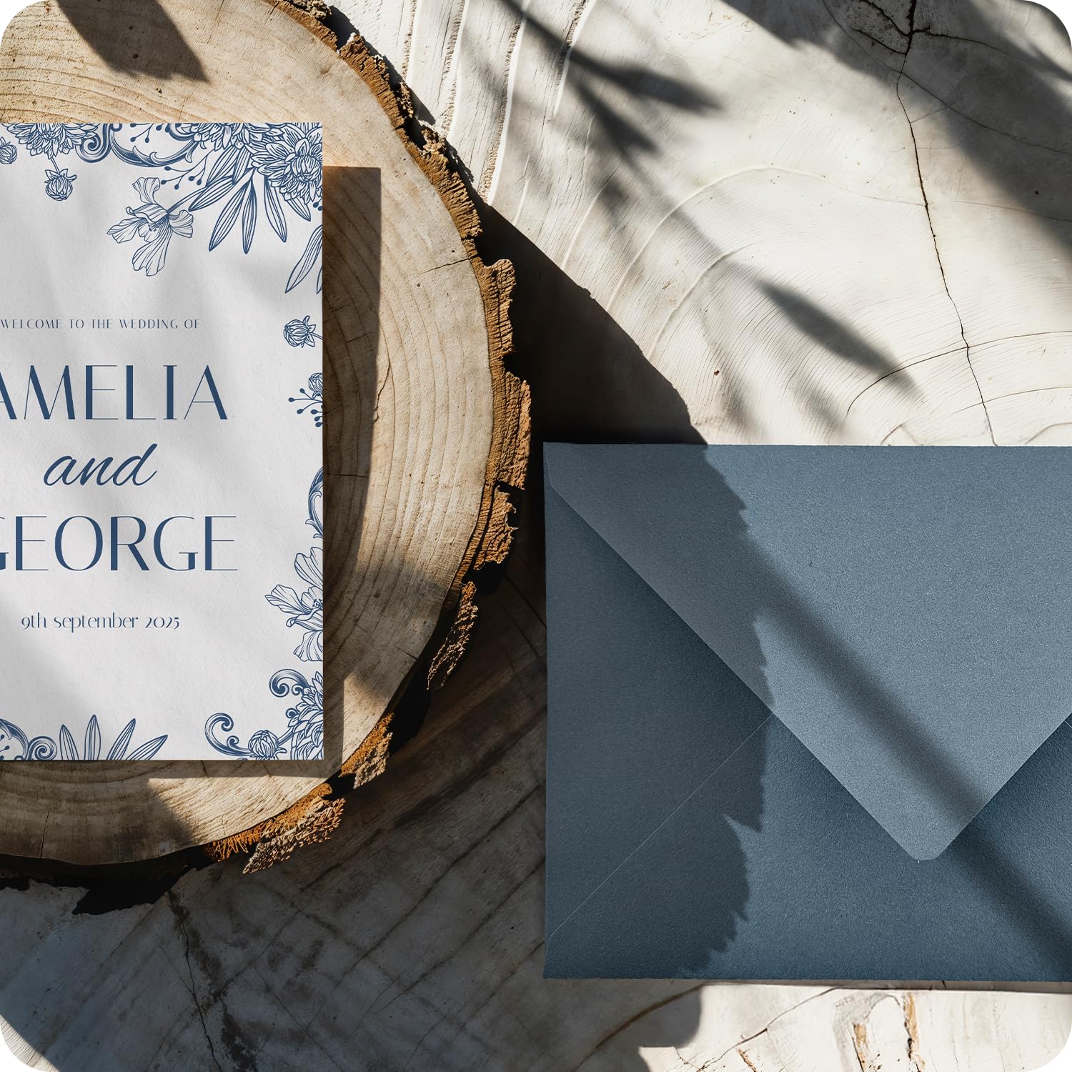 Netuno 100 sobres de color azul C5 162 x 229 mm 120 g Materica solapa en pico engomada sin ventana elegantes para invitaciones bodas tarjetas de felicitación folleto documentos A5 Navidad vales menú