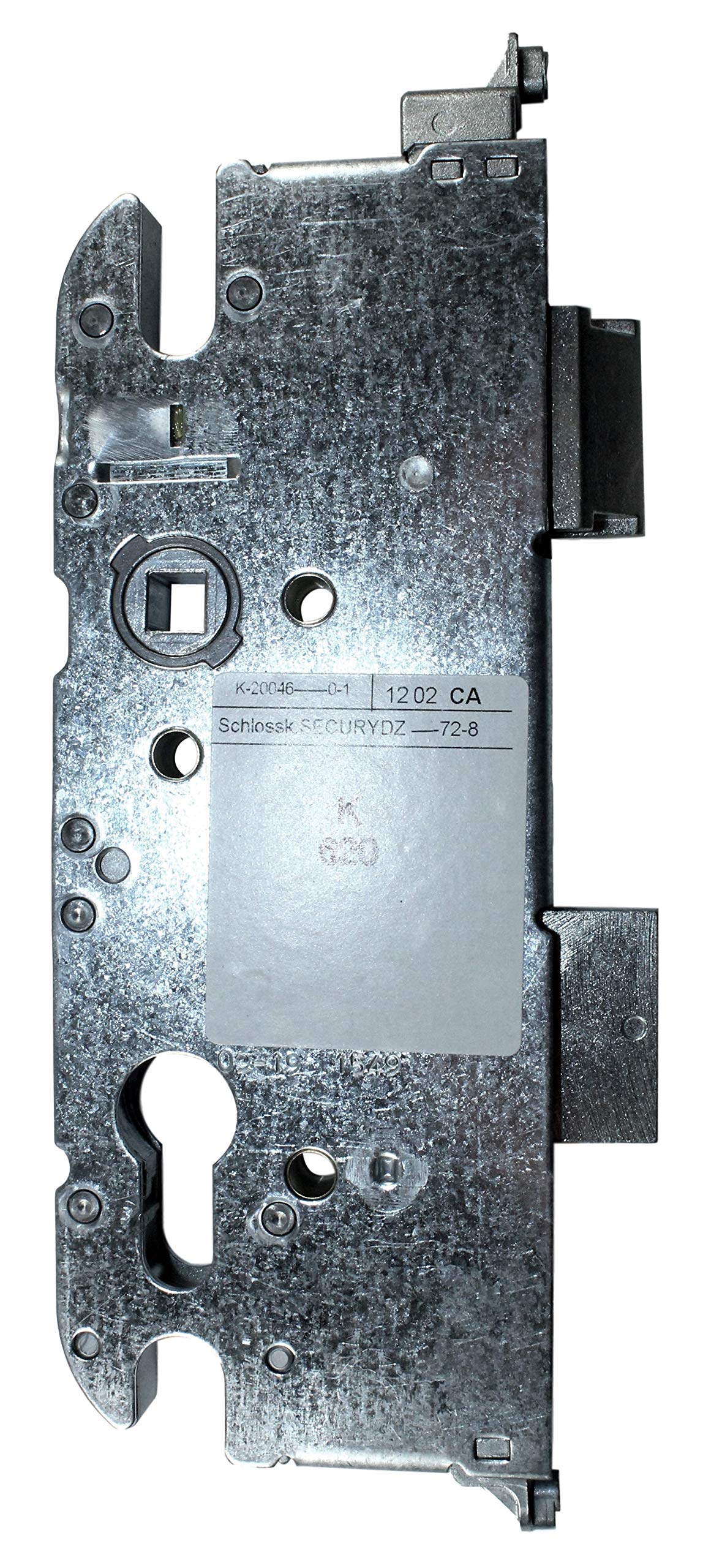 GU Secury Reparatur Schlosskasten Hauptschloss 6-33080-AB-0-1 oder auch K-20046-HO-0-1, Dornmaß: 55mm (52,5mm) / Entfernung: 72mm, incl. SN-TEC® Montagematerial & SN-TEC® Montageanleitung