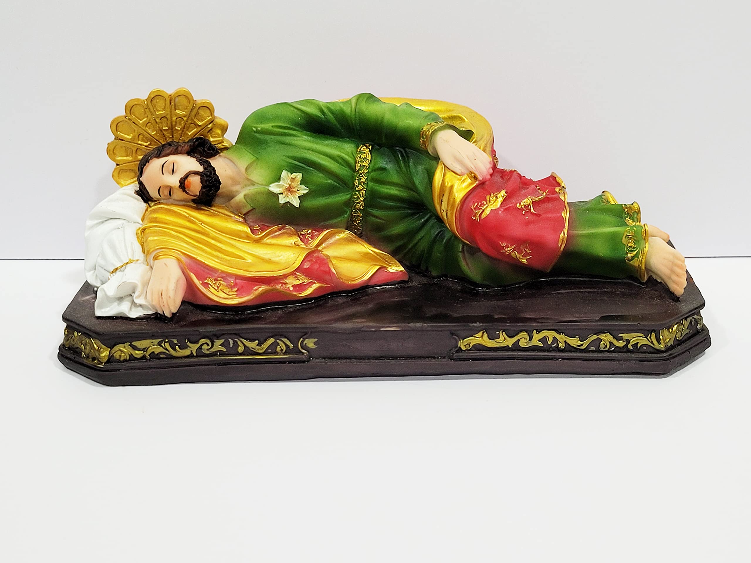 Statuette St Joseph endormi pour surmonter l'anxiété et le stress