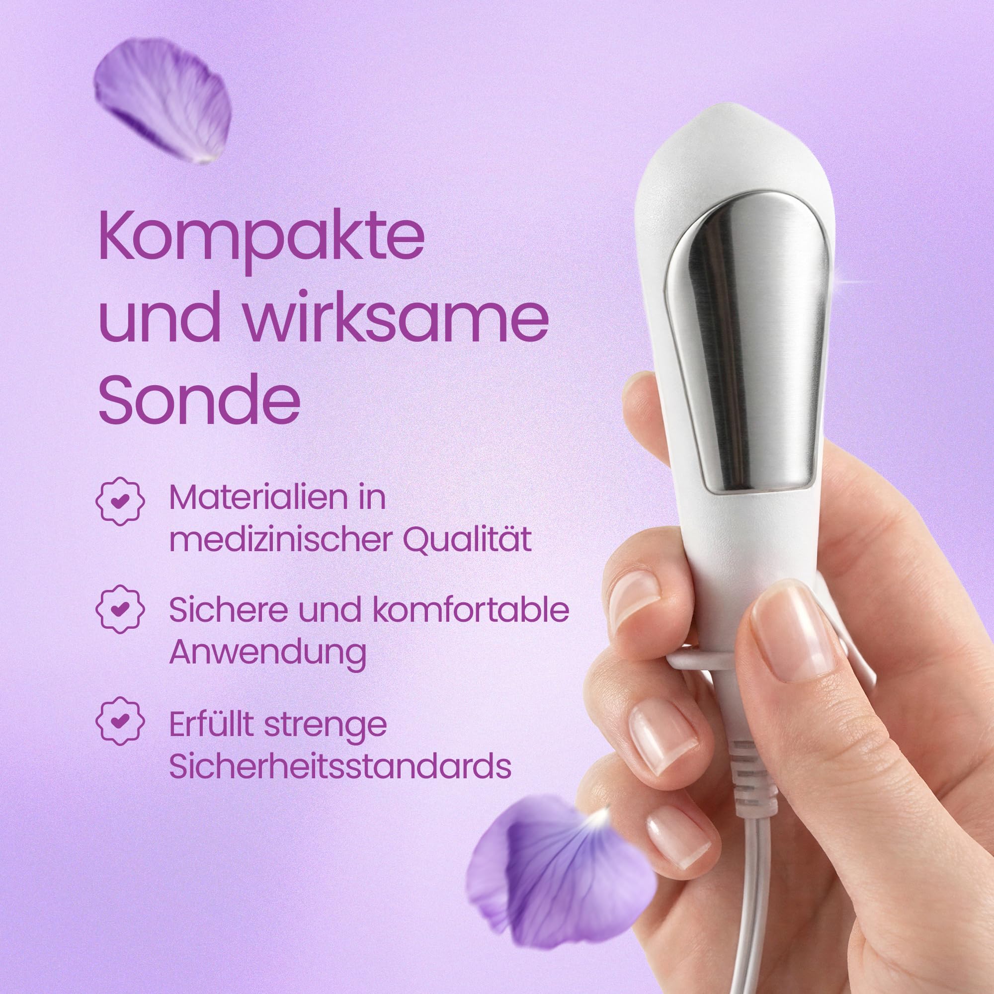 TensCare iTouch Sure + Go Gel Gleitgel - Beckenbodentrainer zur Stärkung und Straffung des Beckenbodens. Bei Inkontinenz und Blasenverlust