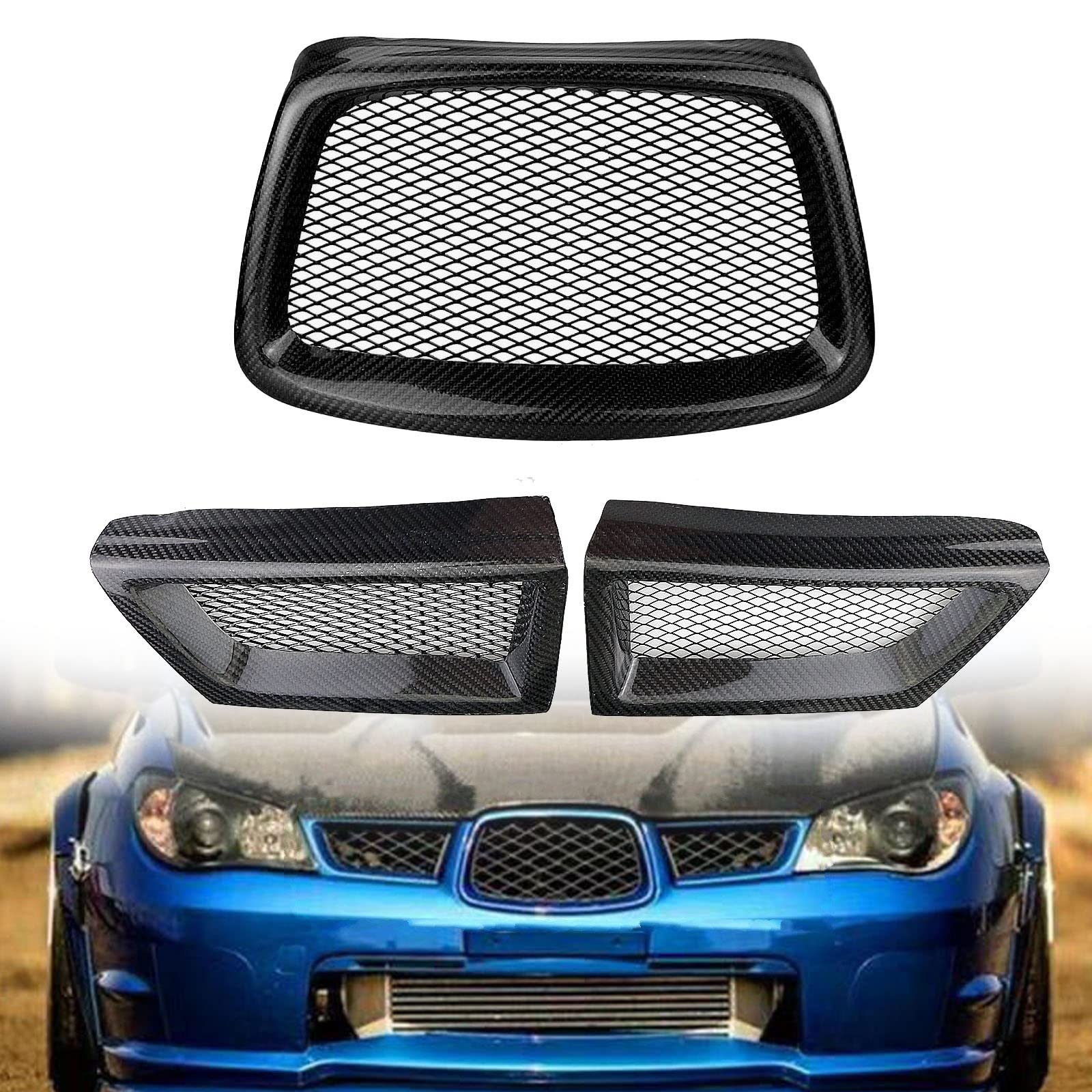 Calandre de course Subaru Impreza WRX 2006 2007 look racing - 8
