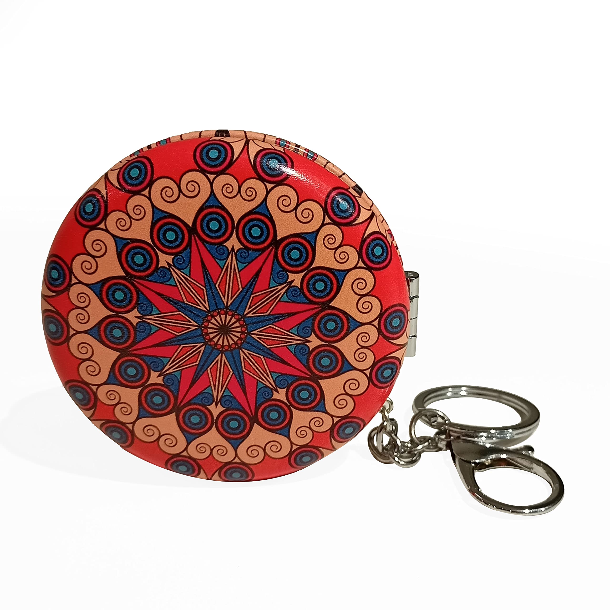 Northland Colorful Pattern Pocket Mirror Square Compact Makeup Mirror Portable Cute Hand Pocket Mirrors-image-6