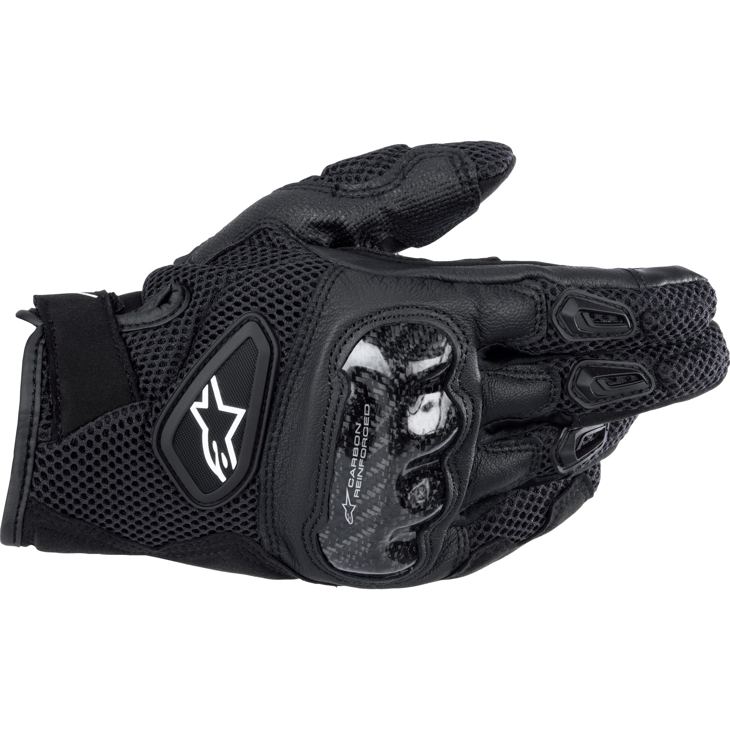 Alpinestars SMX-2 Air Carbon Handschuh – Motorrad – Leder/Textil – Schwarz