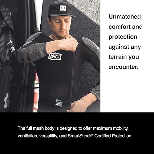 Miniatura 3 de 100% TARKA Long Sleeve - Sportswear Bike Undershirt with Smartshock Back - Bike Riding Undershirt