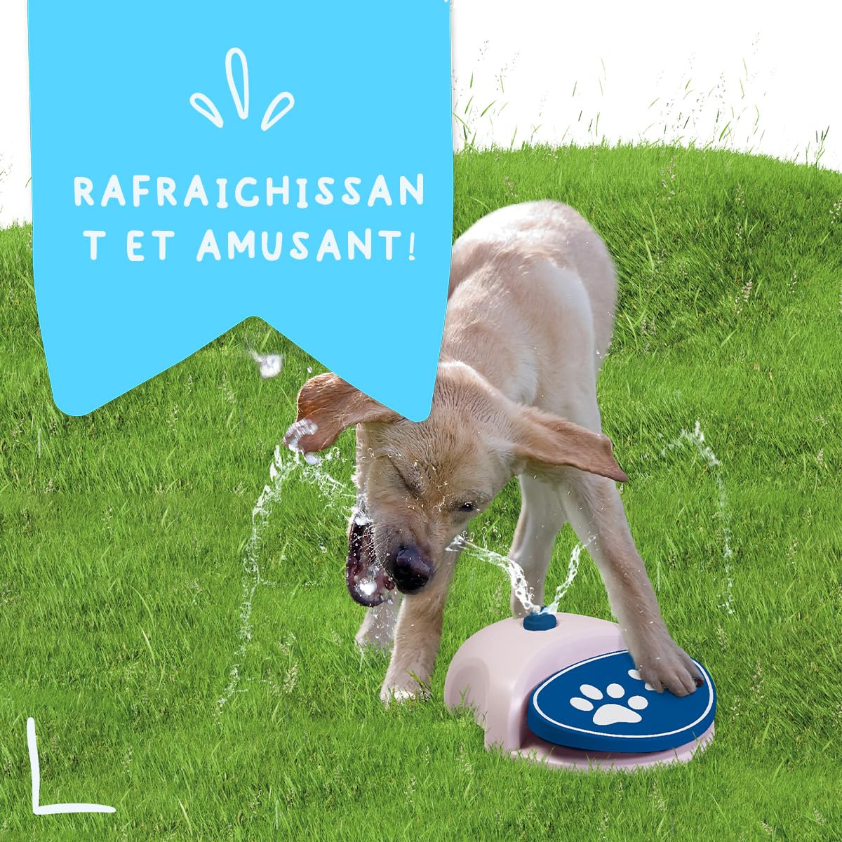 COOLPETS Splash Water Fountain