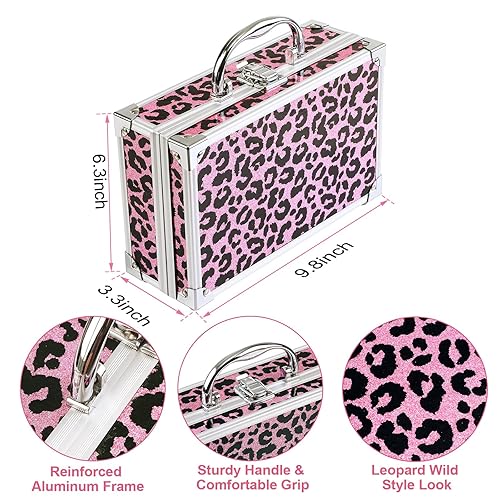 Miniatura 5 de Anpro Kit de maquillaje todo en uno para niñas de 10 a 12 años con estuche, juego de maquillaje profesional para adolescentes, kit de maquillaje
