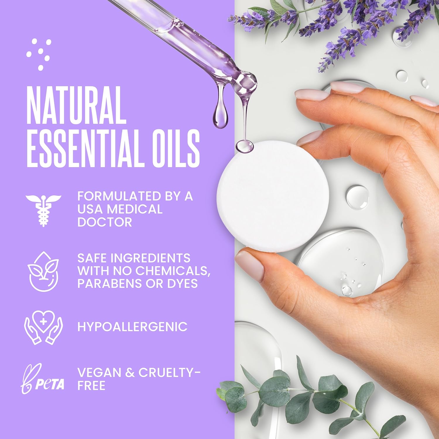 Cleverfy Shower Steamers Aromatherapy for Women and Men - Self-Care Shower Bombs for Stress Relief and Relaxation - 18 Tablets - Image 2