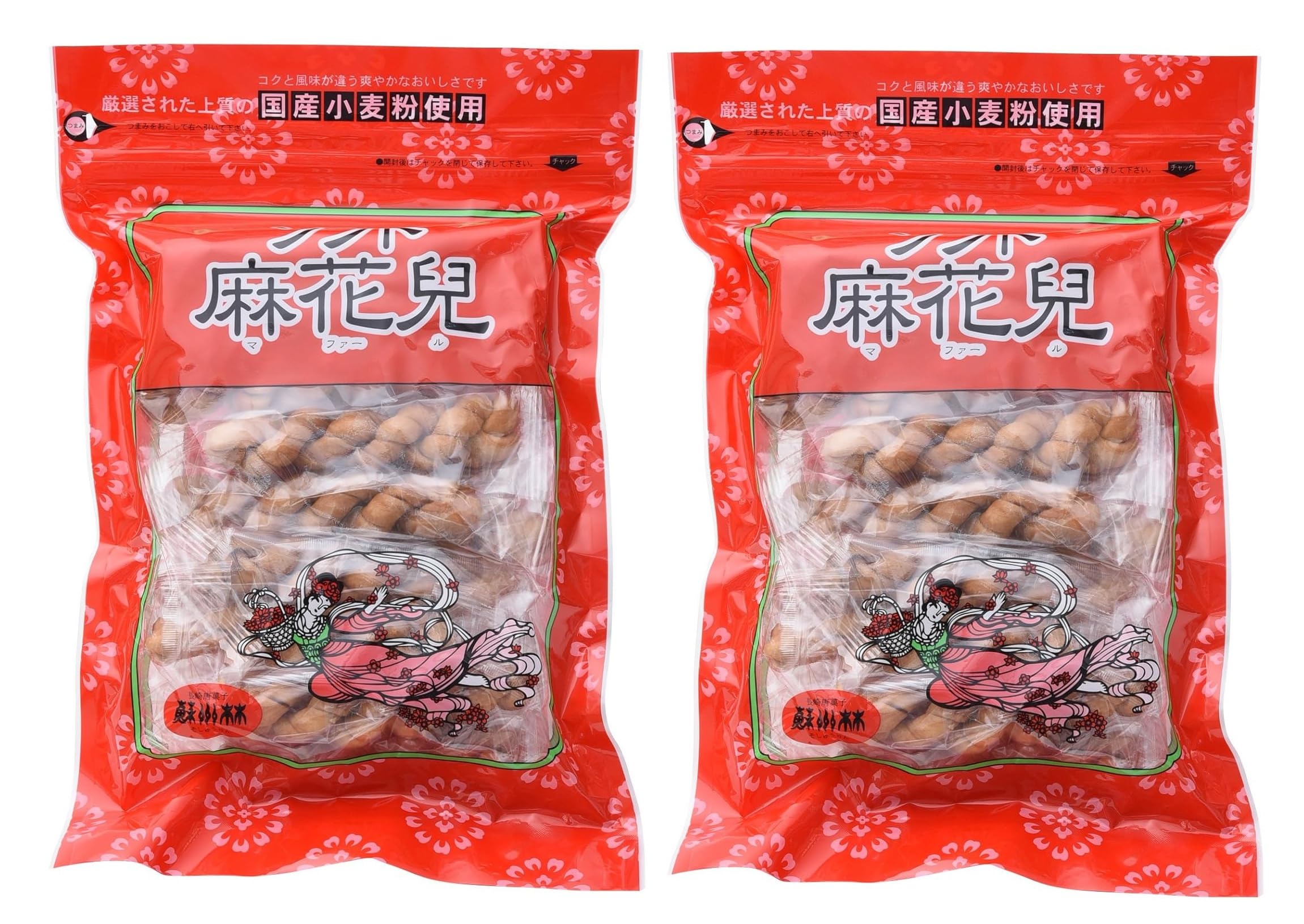 Amazon | 【 蘇州林 】 ソフト 麻花兒 よりより/長崎 土産 15本入 ×2袋 