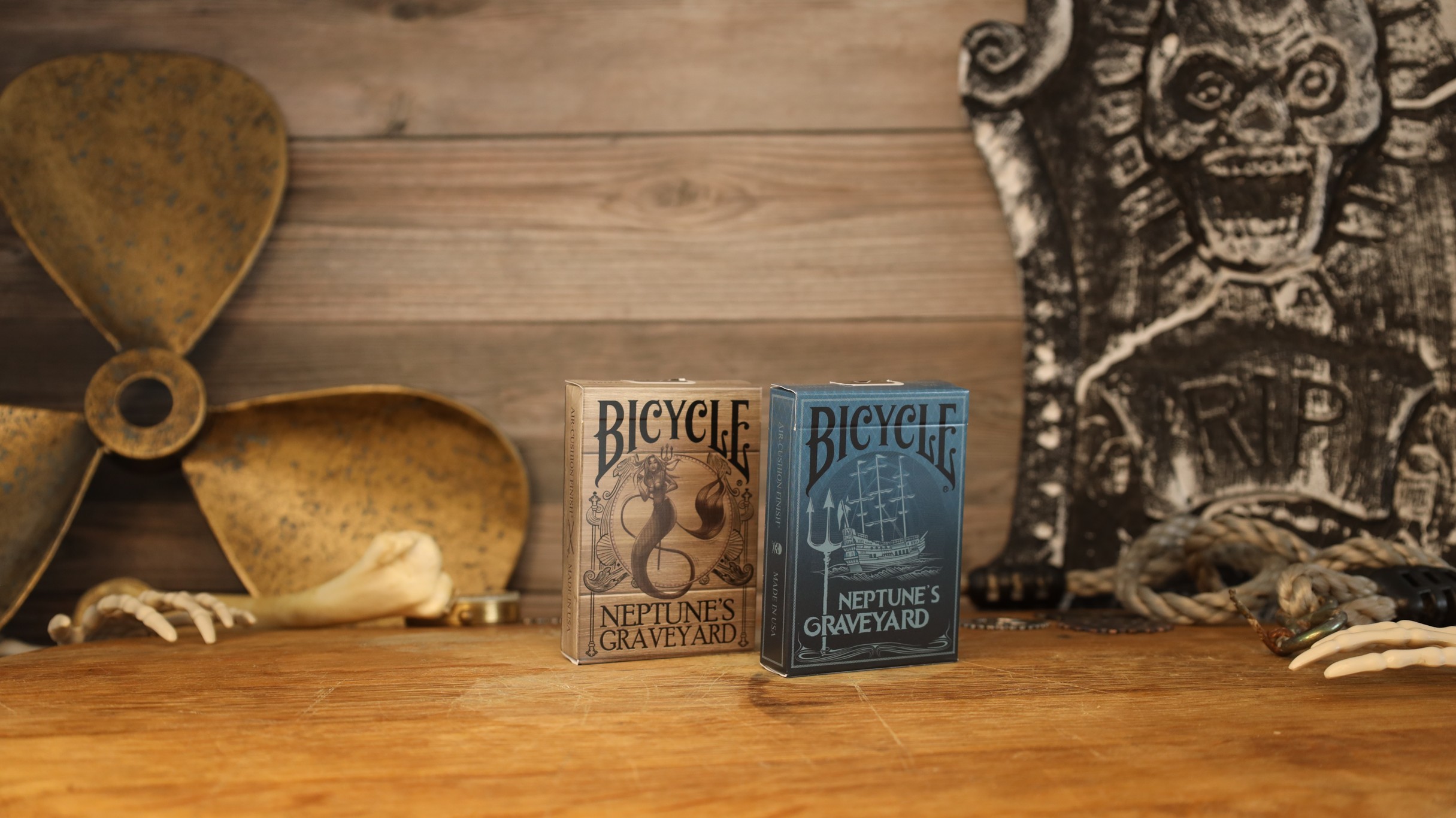 Amazon.com: Neptune's Graveyard Bicycle Pirate Ship & Mermaid