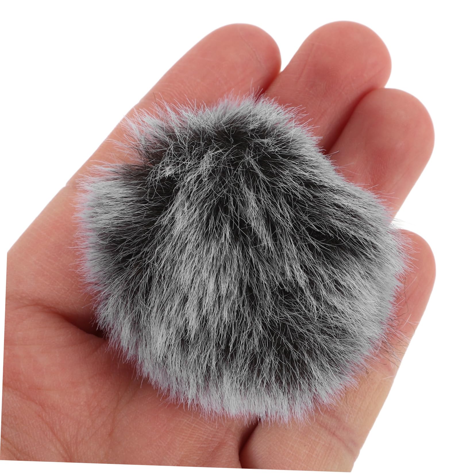 Windproof Furry Microphone Windscreen Cover Protective Ktv Singing Accessory Artificial Fur Muff