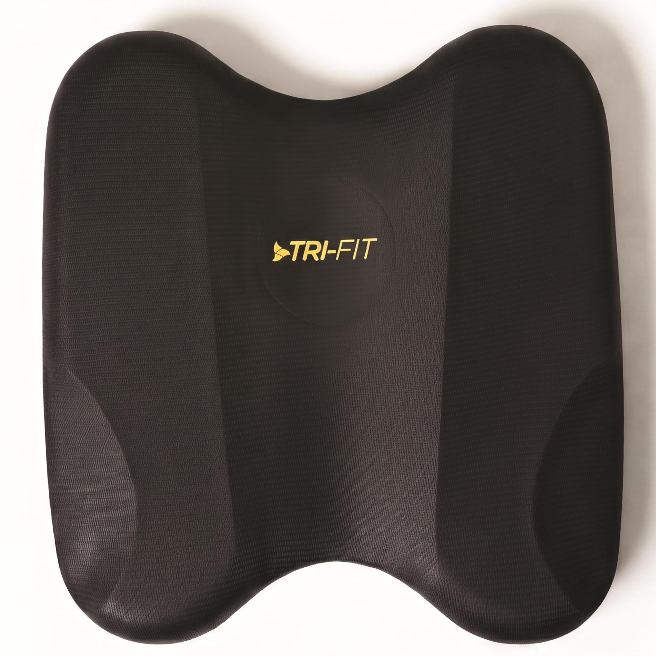 TRI-FIT 2-in-1 Kickboard & Pull Buoy | Swimming Kickboard Adult | High-Density EVA Foam Swim Board | Kick and Pull Swim Training | Black Edition