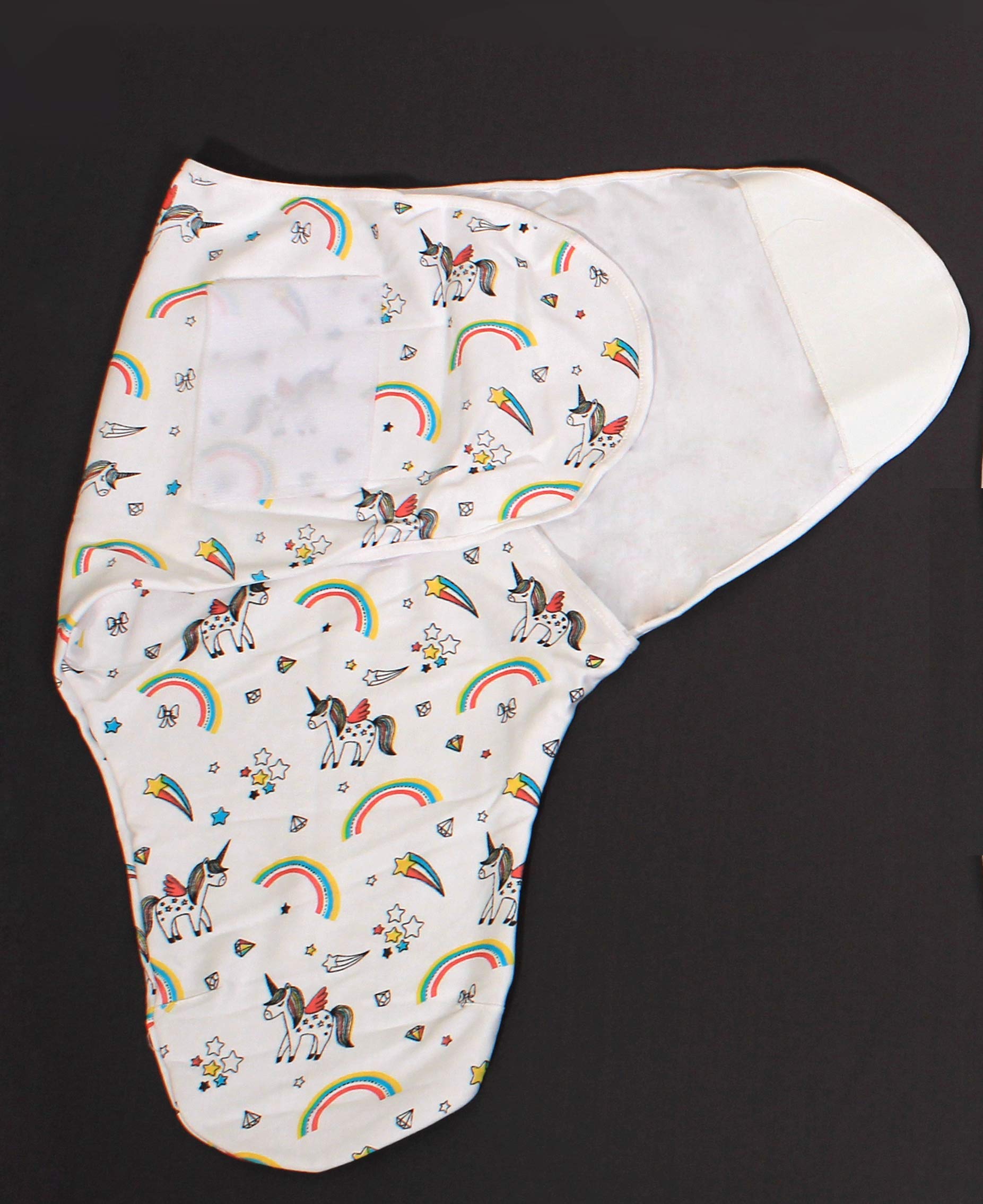 Pure Cotton Cocoon Soft Swaddle/Wrap/Sleeping Bag/Wrapper Envelope Winter Sleepsack for Newborn Babies (0-3 Months) (Pack of 1)