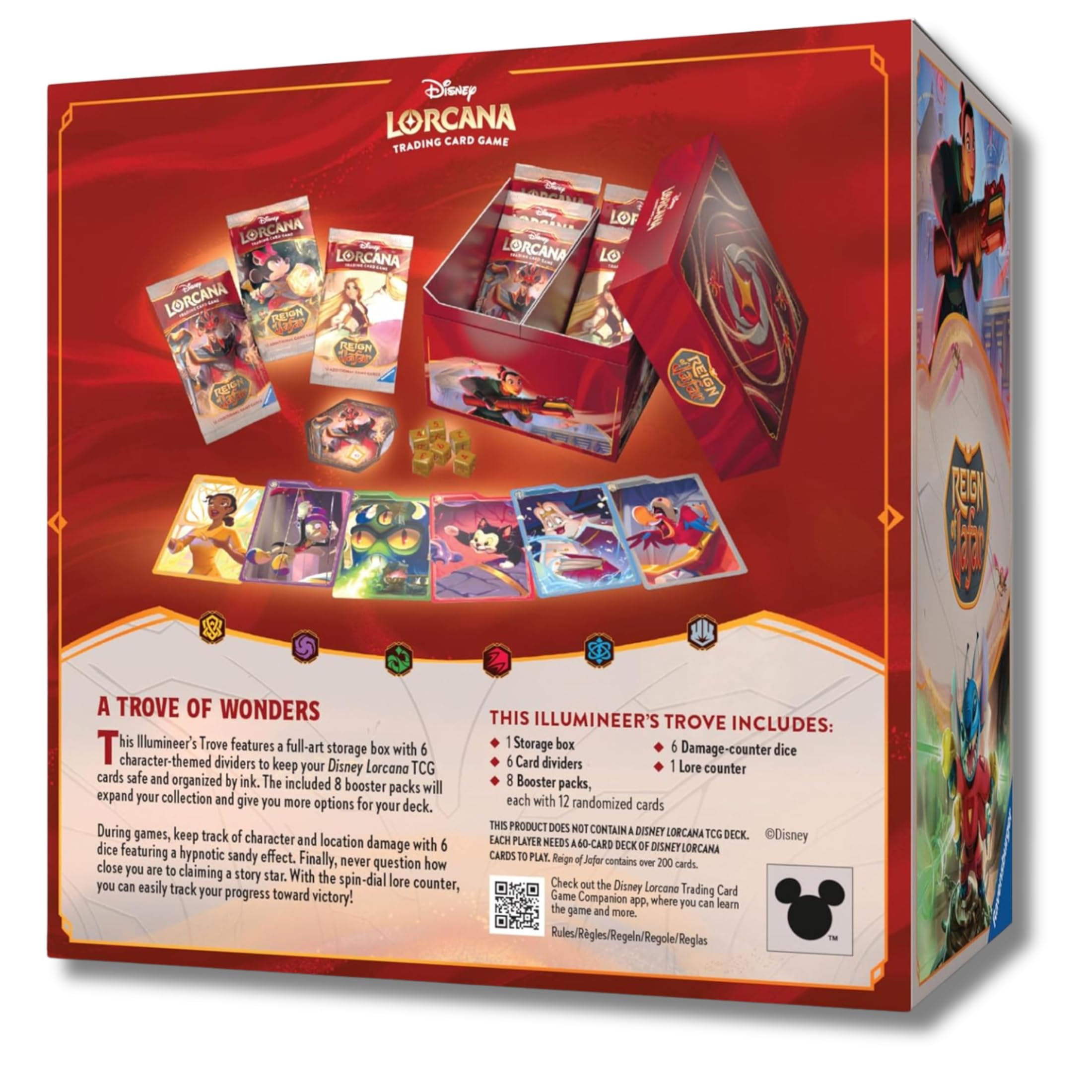 Ravensburger - Disney Lorcana TCG: Juego De Trove Illumineers Trove | Juegos De Cartas Adultos Y Niños con Cartas Disney Lorcana | Juegos Niños 8 Años O Más Coleccionables | Regalos Originales