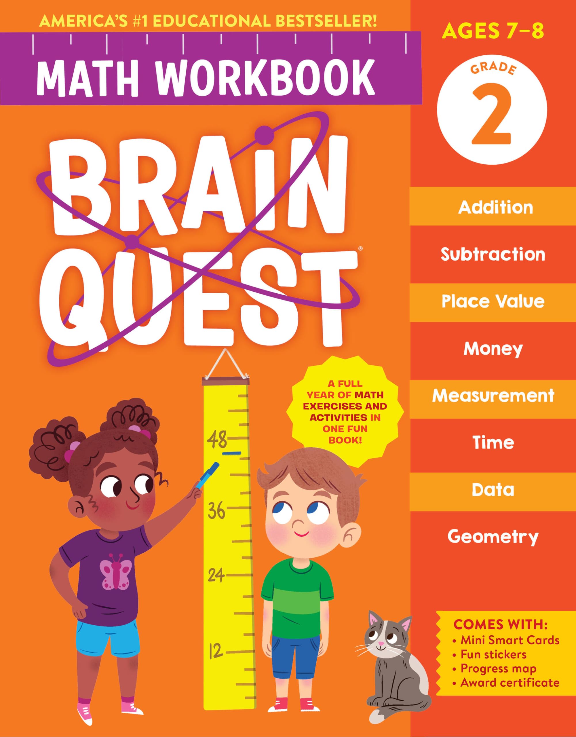 Brain Quest Math Workbook: 2nd Grade (Brain Quest Math Workbooks)