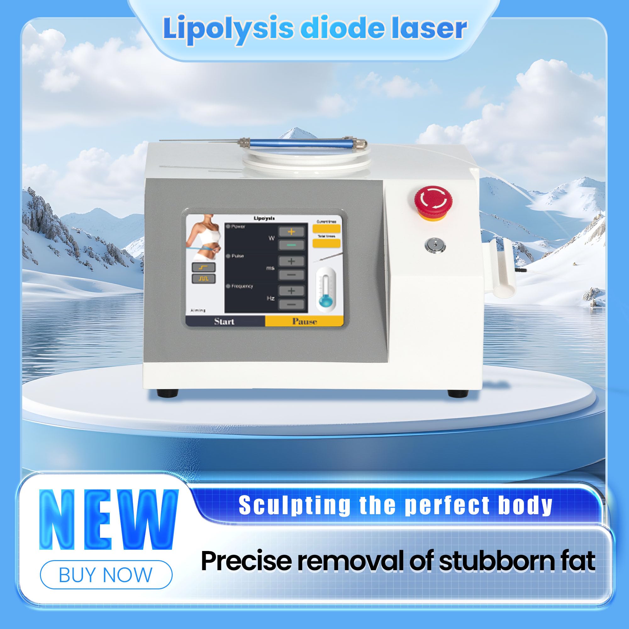 Macchina Laser a Diodo 980nm per Corpo e Viso da Salone