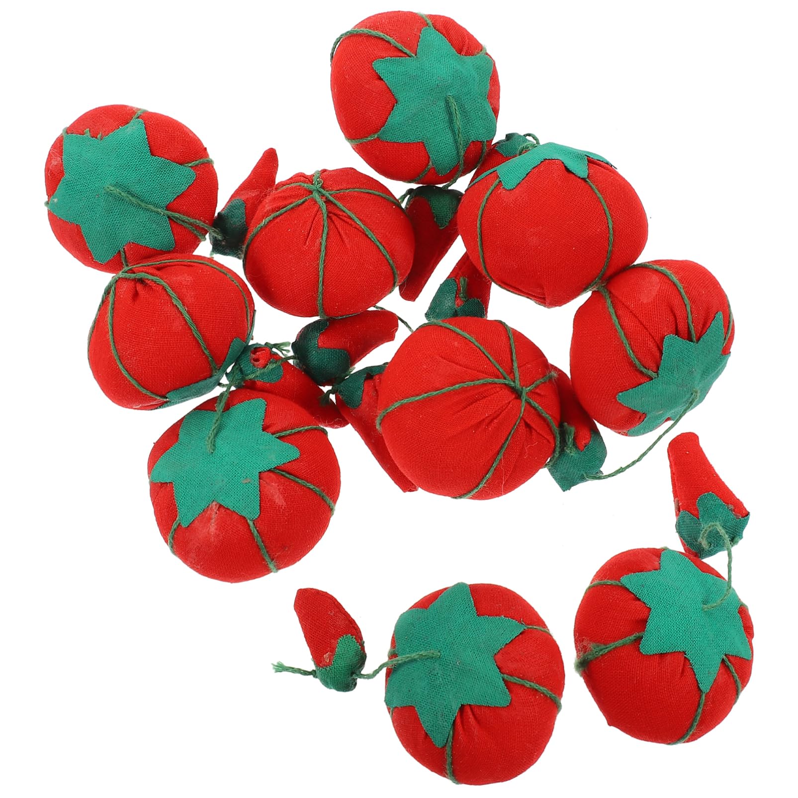 Alipis 50pezzi Puntaspilli Forma di Pomodoro Porta Spilli per Cucito Accessorio Pratico per Lavori Manuali Compatte per Principianti e Professionisti Facile da Trasportare