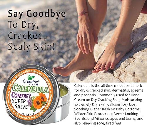 Miniatura 5 de Caléndula Consuelda Super Salve 3 Pack de 4 oz Latas Balsamo pomada herba Caléndula Consuelda crema