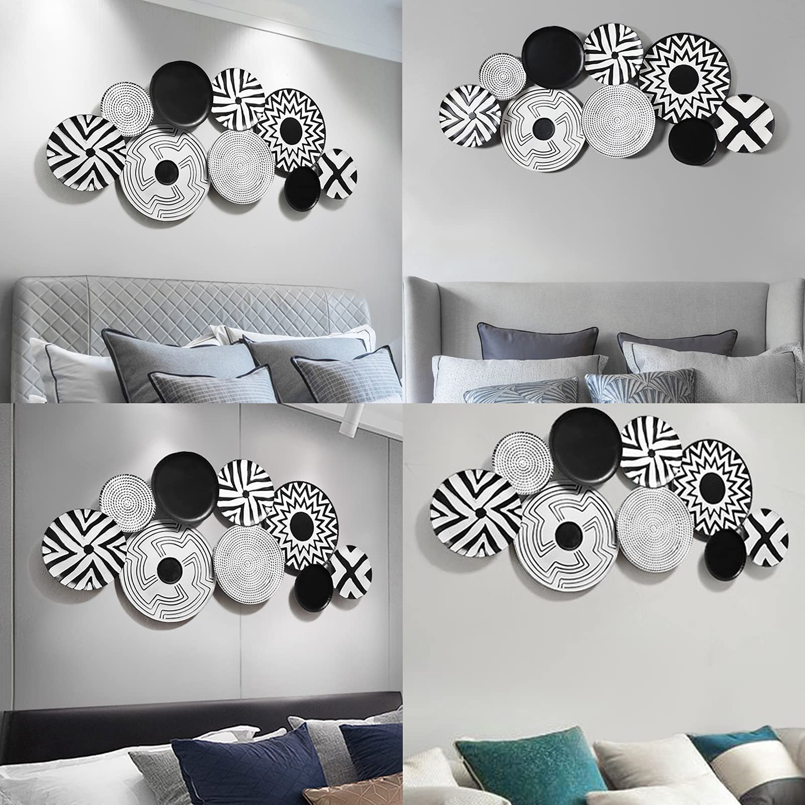 metalen wanddecoratie 7 vlinders | metal art