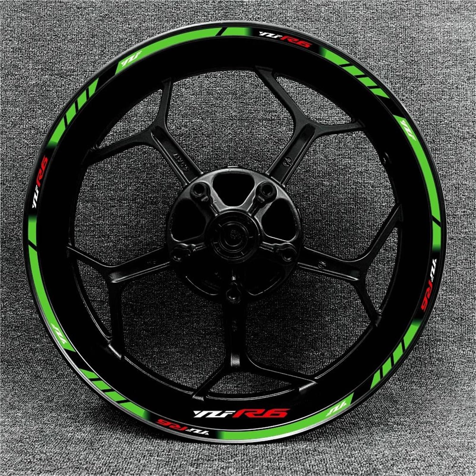 Wheel Stickers Motorcycle Rims Wheels Stickers for YZF R6 YZF-R6 YZFR6 17 Inch Wheel Reflective Waterproof Strips Decals Rim Reflective Decal
