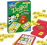 ThinkFun Zingo Sight Words: Award-Winning Pre-K to 2nd Grade Reading Bingo Game - Educator-Developed Fun for Early Readers