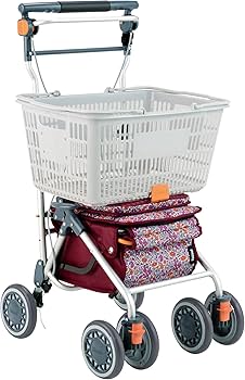 【美品】幸和製作所 カゴノアM シルバーカー ミドルタイプ レッド SLM05 Amazon | 幸和製作所 カゴノアM シルバーカー ミドルタイプ レッド