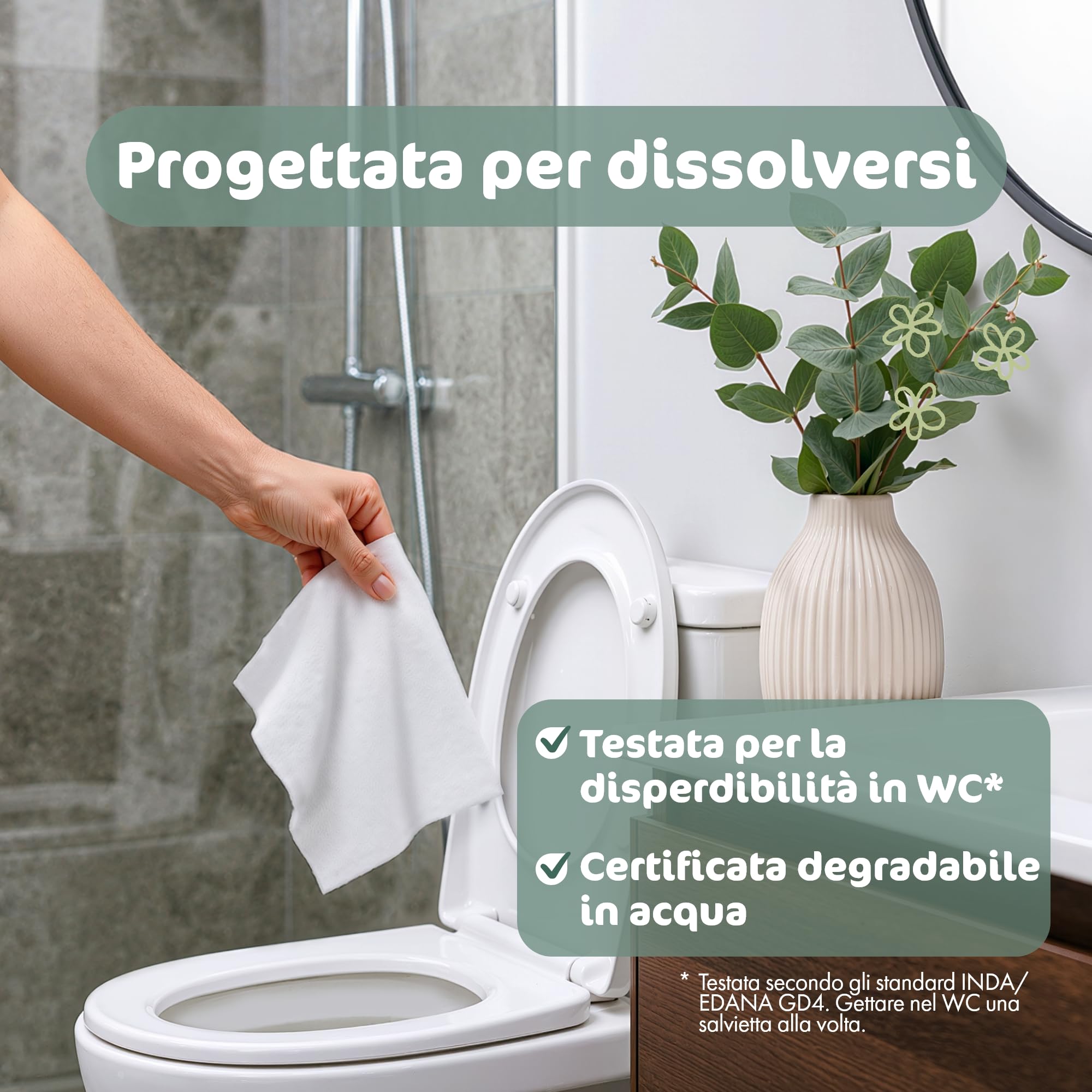 Naty Salviettine per Neonati e Bambini Gettabili nel WC 98% Acqua Ipoallergeniche Naturali 672 pezzi