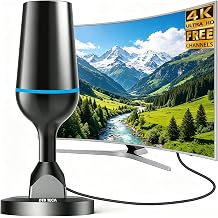 Digital Indoor TV Antenna for Smart TV for Local Channels 4K HD