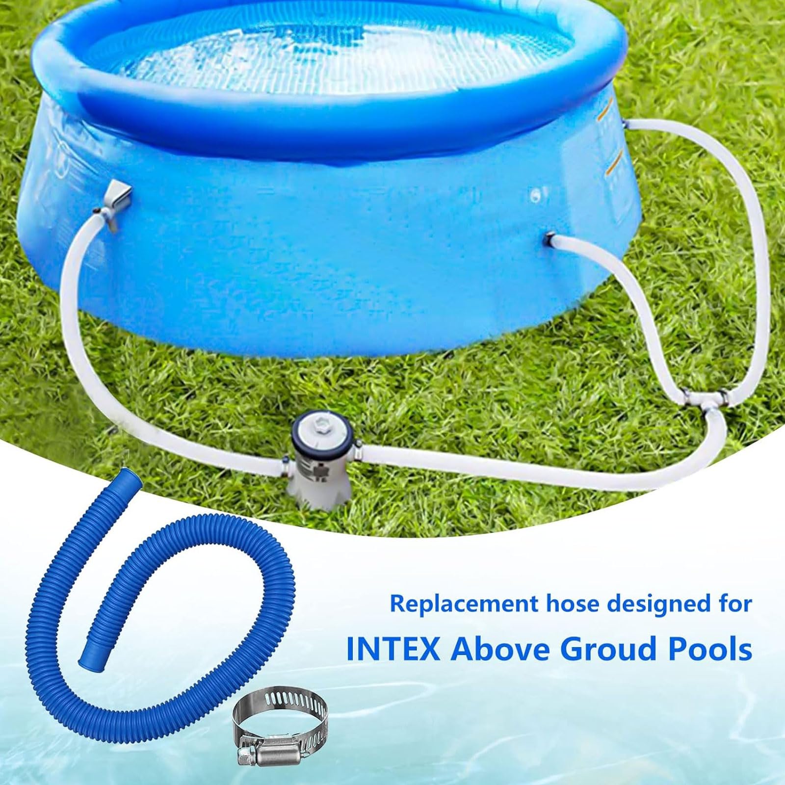 Tubo flessibile di ricambio per piscina Intex Coleman, 3,17 cm, confezione