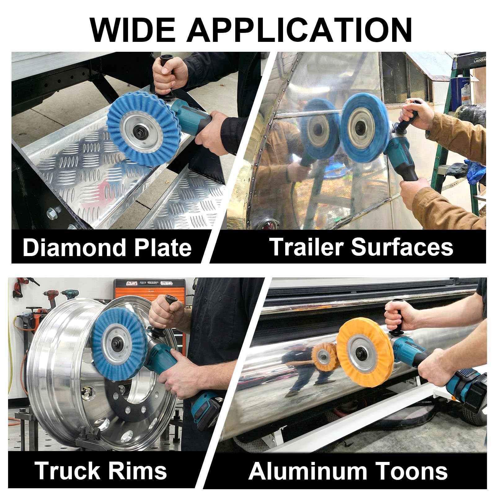 Aluminum Polishing Kit - 11 Pcs for Perfect Shine -8 Aluminum Polishing Kit - 11 Pcs for Perfect Shine -8