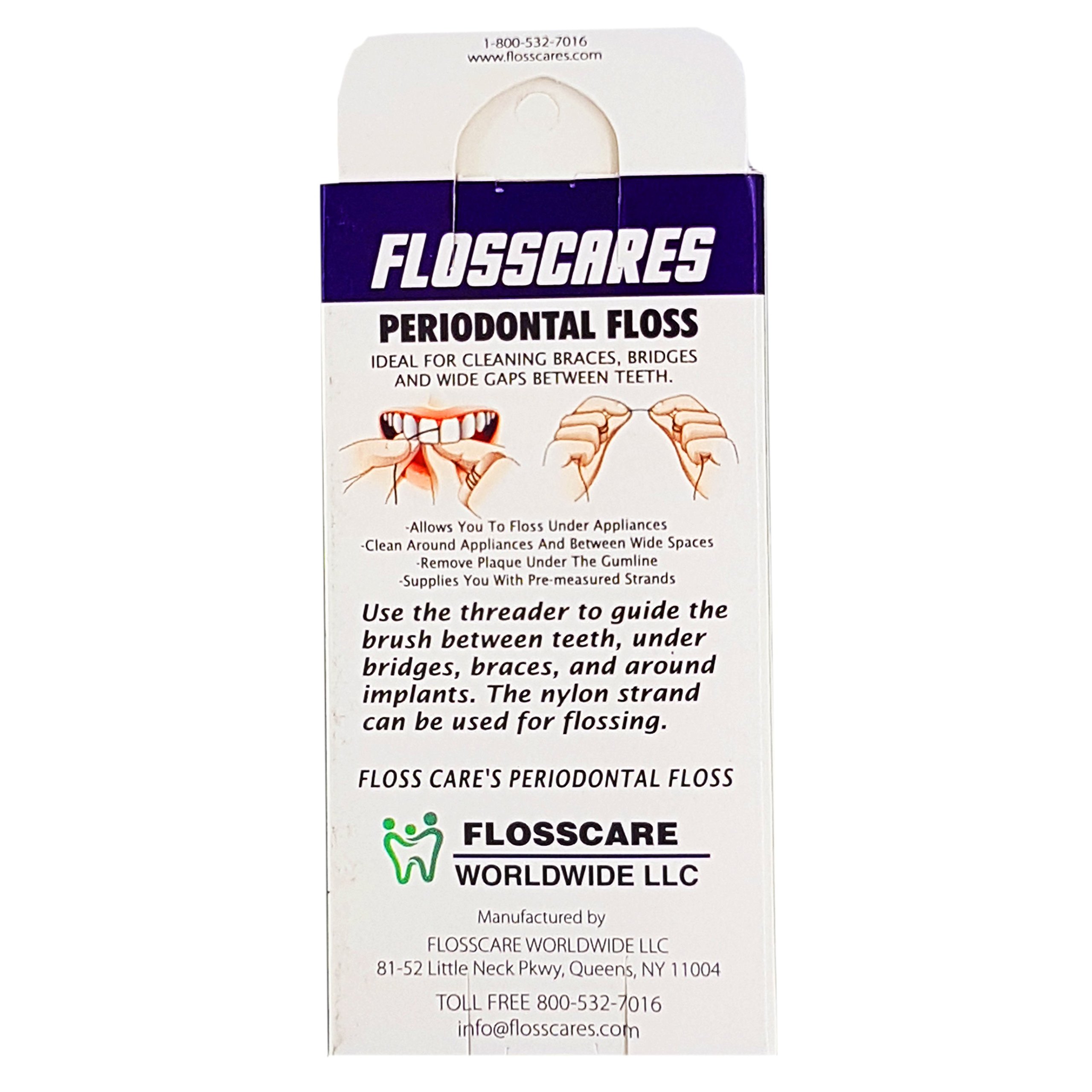 Montana Fly Company Juan's Floss Back - Chocolate - Size 18-1/2 Dozen