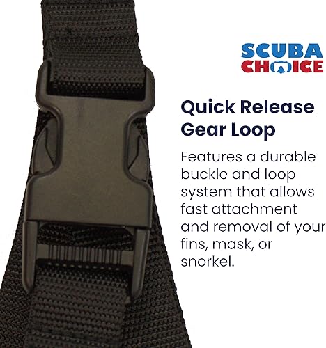 Miniatura 2 de Buceo BC Aleta y Máscara Keeper con cordón de liberación rápida