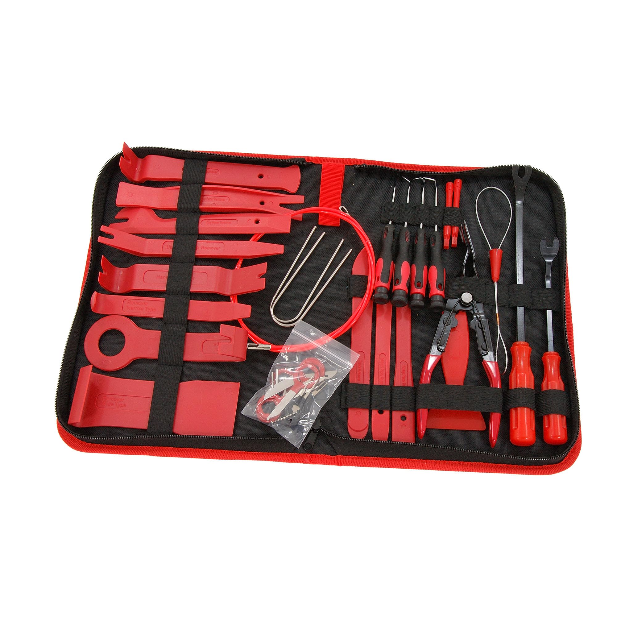 Neilsen CT6764 42pc Trim Removal Tools Set with Door Lining Pliers, Radio Removal Keys, Terminal Needle Removers and Plastic Dismantling Tools